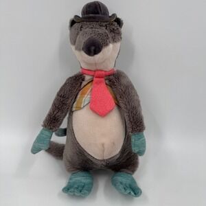 Moulin Roty Stuffed Animal Otter Plush Toy READ Mademoiselle Ribambelle 10"